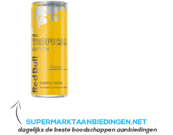 Red Bull Tropical edition aanbieding