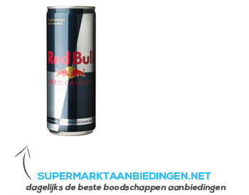 Red Bull Zero calories aanbieding