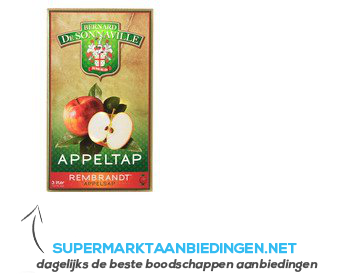 Rembrandt Appelsap tap aanbieding