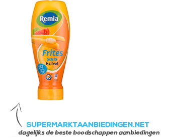 Remia Fritessaus halfvol topdown aanbieding