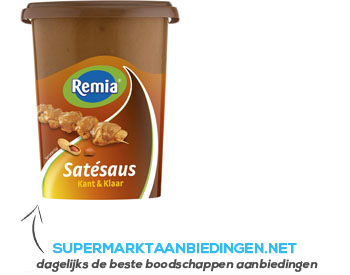 Remia Satésaus kant-en-klaar aanbieding