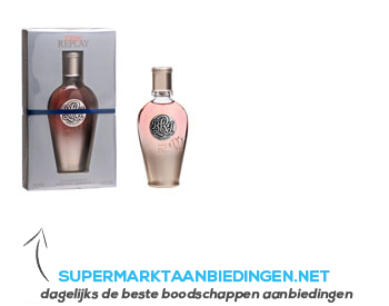 Replay True for her eau de parfum aanbieding