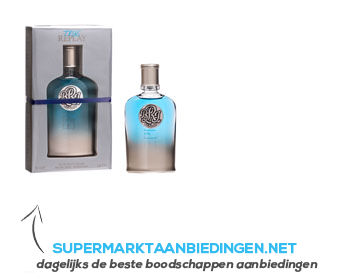 Replay True for him eau de toilette aanbieding