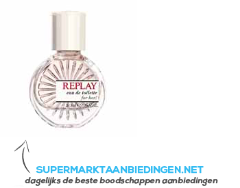 Replay Woman eau de toilette aanbieding