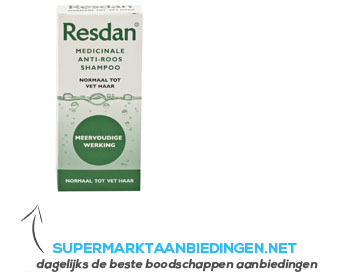 Resdan Shampoo normaal tot vet haar aanbieding