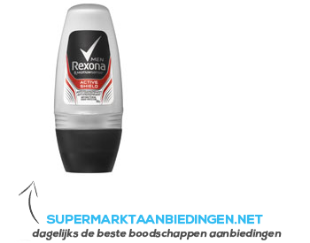 Rexona Deodorant roller men active shield aanbieding