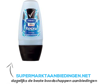 Rexona Deodorant roller men fresh xtra cool aanbieding