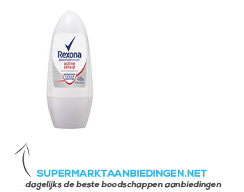 Rexona Deodorant roller women active shield aanbieding