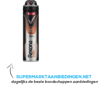 Rexona Deodorant spray men dry power aanbieding