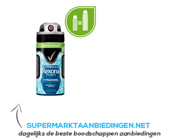 Rexona Deodorant spray men fresh xtra cool aanbieding