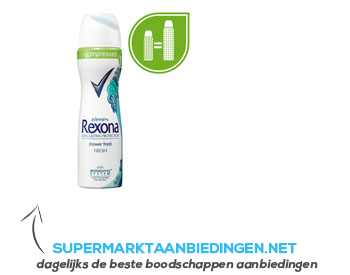 Rexona Deodorant spray women fresh shower fresh aanbieding