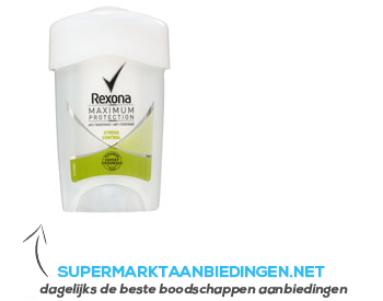 Rexona Deodorant stick women stress control dry aanbieding