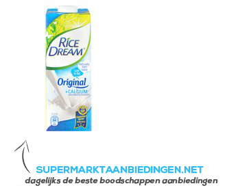 Rice Dream Calcium Vitamines (rijstdrank)