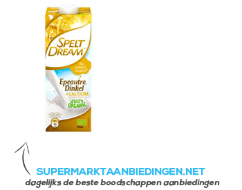 Rice Dream Spelt dream bio calcium aanbieding