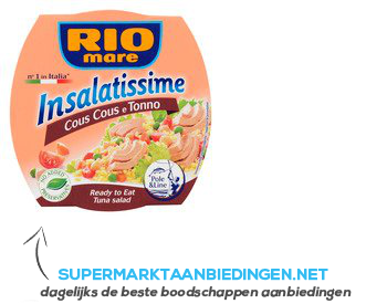 Rio Mare Insalatissime couscous e tonno aanbieding