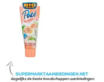 Rio Mare Paté roze zalm aanbieding