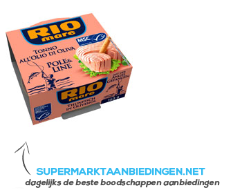 Rio Mare Tonijn in olijfolie MSC pole & line aanbieding