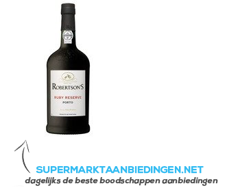 Robertson's Ruby reserve port aanbieding