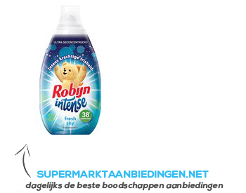 Robijn Intense wasverzachter fresh sky aanbieding