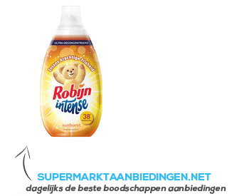 Robijn Intense wasverzachter sunburst aanbieding