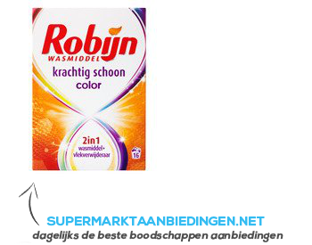 Robijn Wasmiddel krachtig schoon color aanbieding