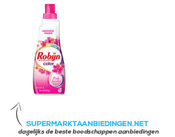 Robijn Wasmiddel pink sensation color aanbieding