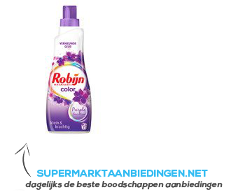 Robijn Wasmiddel purple sensation color aanbieding