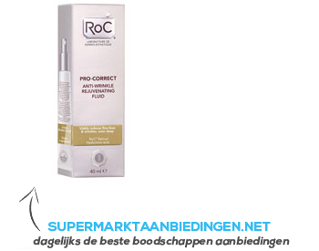 RoC Pro Correct anti wrinkle rejuvenating fluid aanbieding