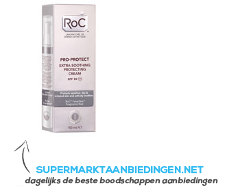 RoC Pro Protect SPF50 soothing protecting cream aanbieding