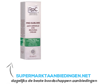 RoC Pro Sublime anti wrinkle eye reviving cream aanbieding