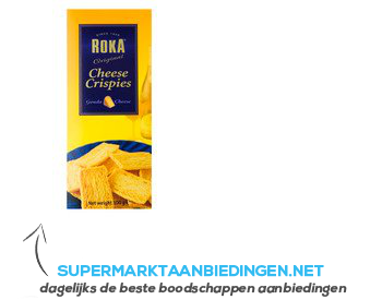 Roka Cheese crispies Gouda aanbieding