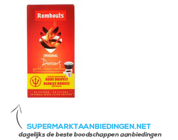 Rombouts Dessert filters aanbieding