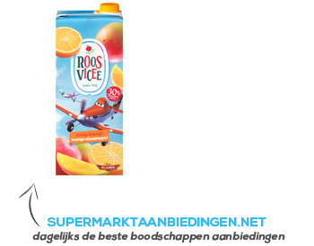 Roosvicee Fruitig drankje mango-sinaasappel aanbieding