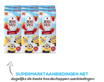 Roosvicee Minions aardbei aanbieding