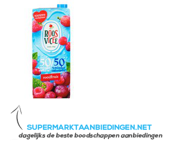 Roosvicee Roodfruit 50/50 aanbieding