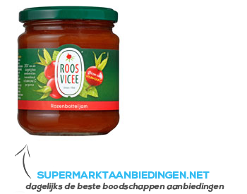 Roosvicee Rozenbotteljam aanbieding