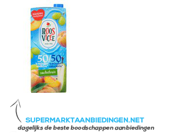 Roosvicee Zachtfruit 50/50 aanbieding