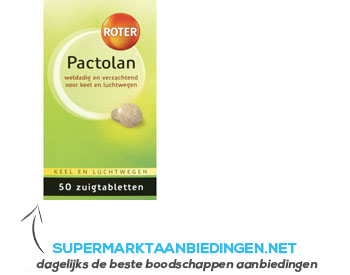 Roter Pactolan zuigtabletten aanbieding