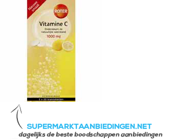 Roter Vitamine C bruistabletten citroen duo aanbieding