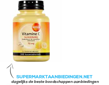 Roter Vitamine C suikervrij 70 mg aanbieding