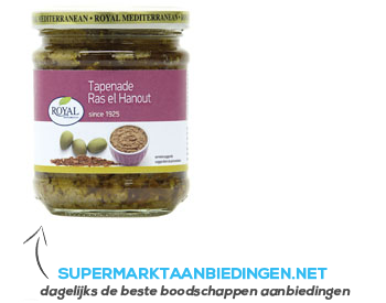 Royal Tapenade ras el hanout aanbieding