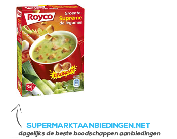 Royco Minute Soup groente aanbieding