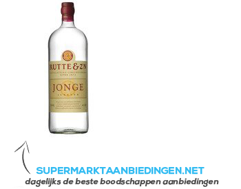 Rutte Jonge Jenever aanbieding