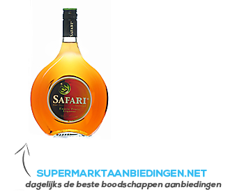 Safari Exotic liquor Spirit aanbieding