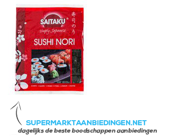 Saitaku Sushi nori aanbieding