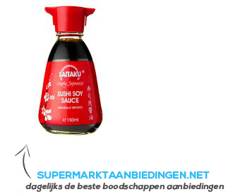 Saitaku Sushi soy sauce aanbieding