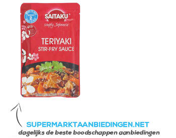 Saitaku Teriyaki stir-fry sauce aanbieding