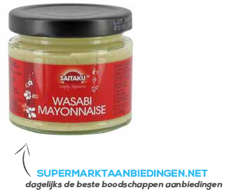 Saitaku Wasabi mayonaise aanbieding