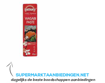 Saitaku Wasabi paste aanbieding