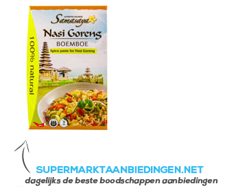 Samasaya Boemboe Nasi Goreng aanbieding